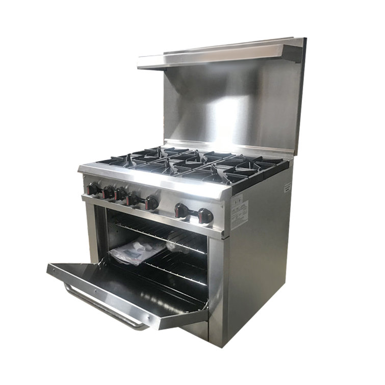 Cooler Depot 0'' Open Burners Commercial Gas Range Wayfair